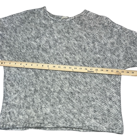 Max Studio Heather Gray Women's Crew Neck Sweater - Picture 7 of 11